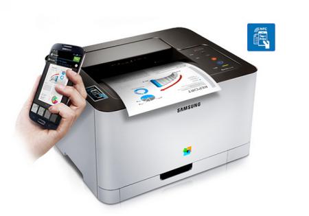 цветной лазерны принтер Xpress C410W с NFC